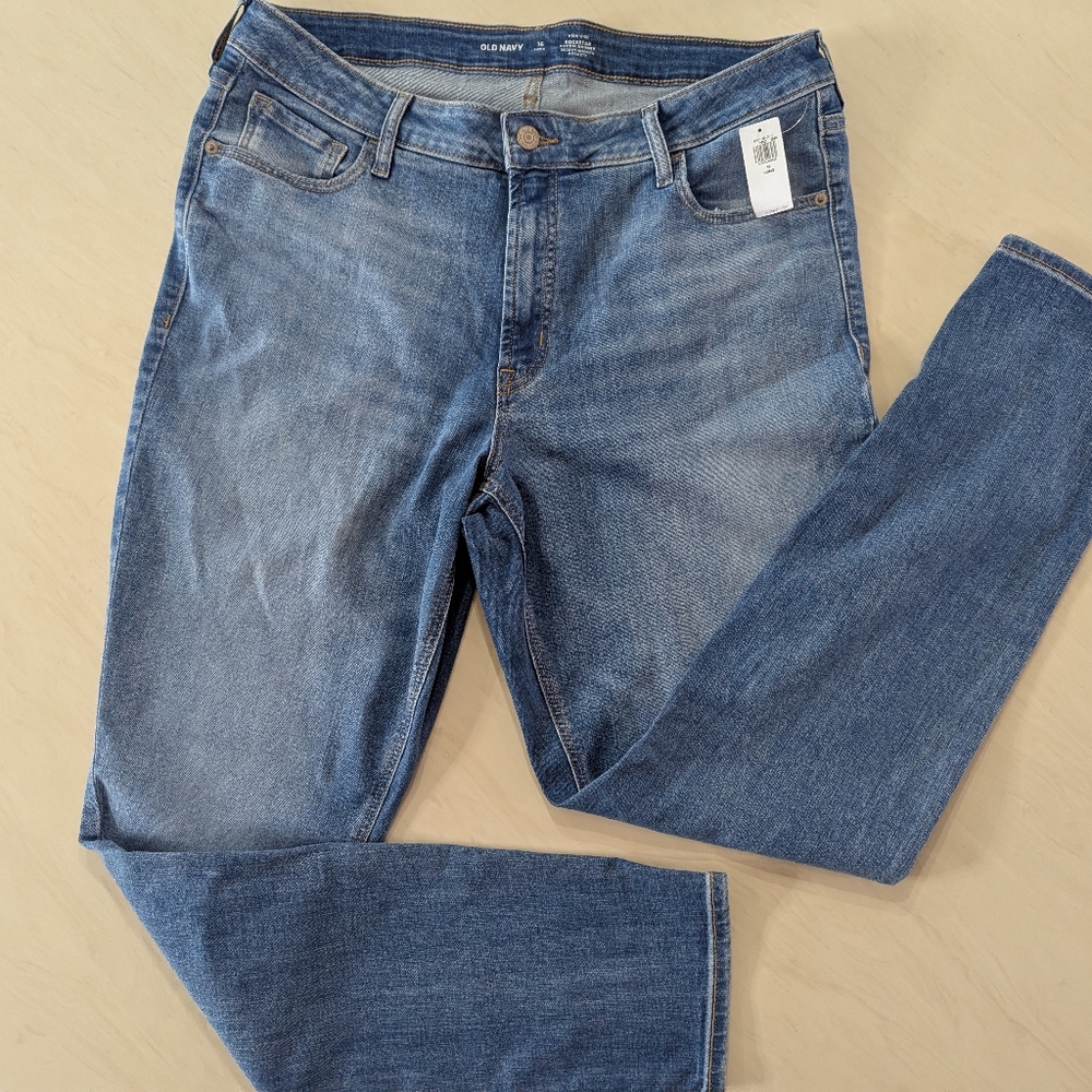 Old Navy Jeans - High Rise Rockstar Super Skinny 16 Long